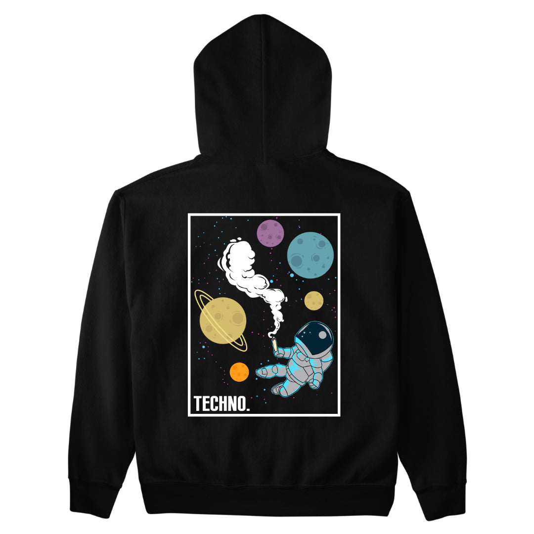 Techno Space Backpatch Unisex Hoodie Online-Verkauf