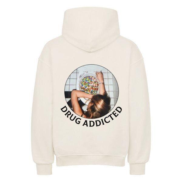 DRUG ADDICTED - Oversized Hoodie Jetzt online – Bild 3