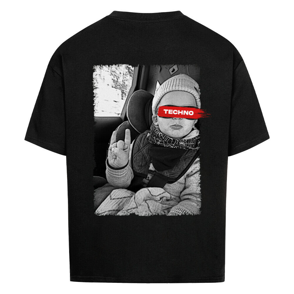 techno kid – Oversized Shirt Im Angebot