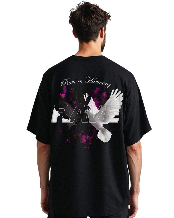 rave in harmony Oversized Shirt - RIP COLLECTION Angebot – Bild 3