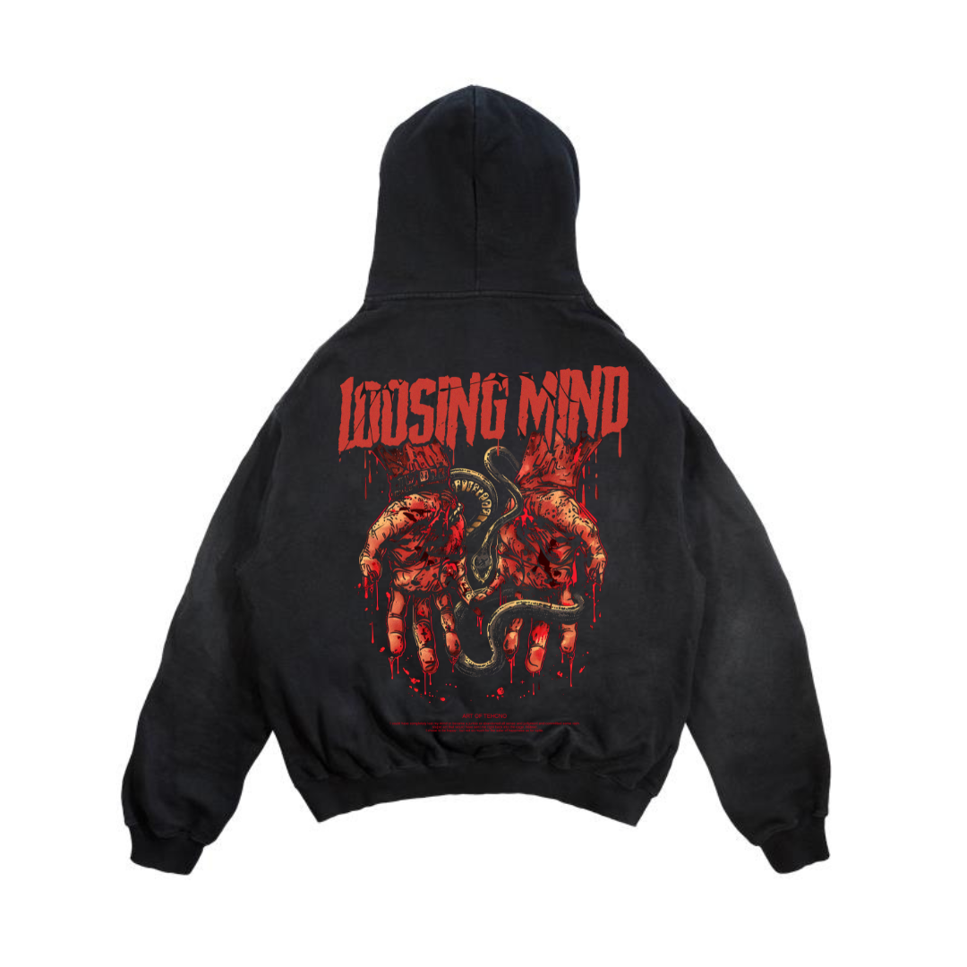 Loosing mind – Oversized hoodie Jetzt online