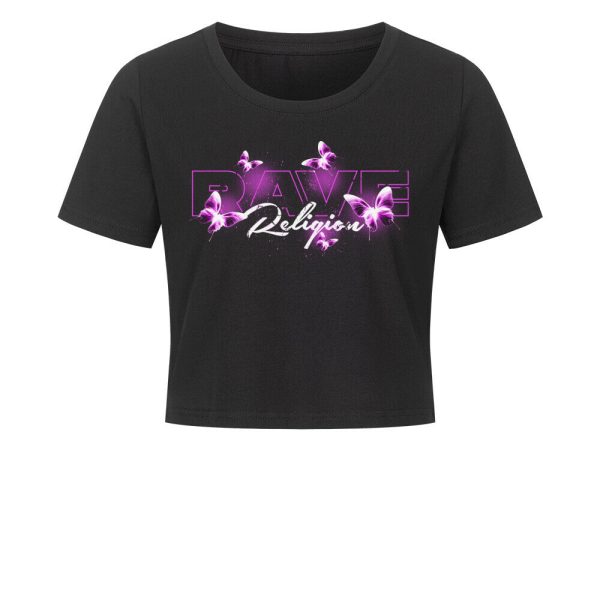 RAVE RELIGION PURLE CROPPED TEE - SPRING COLLECTION Online – Bild 3