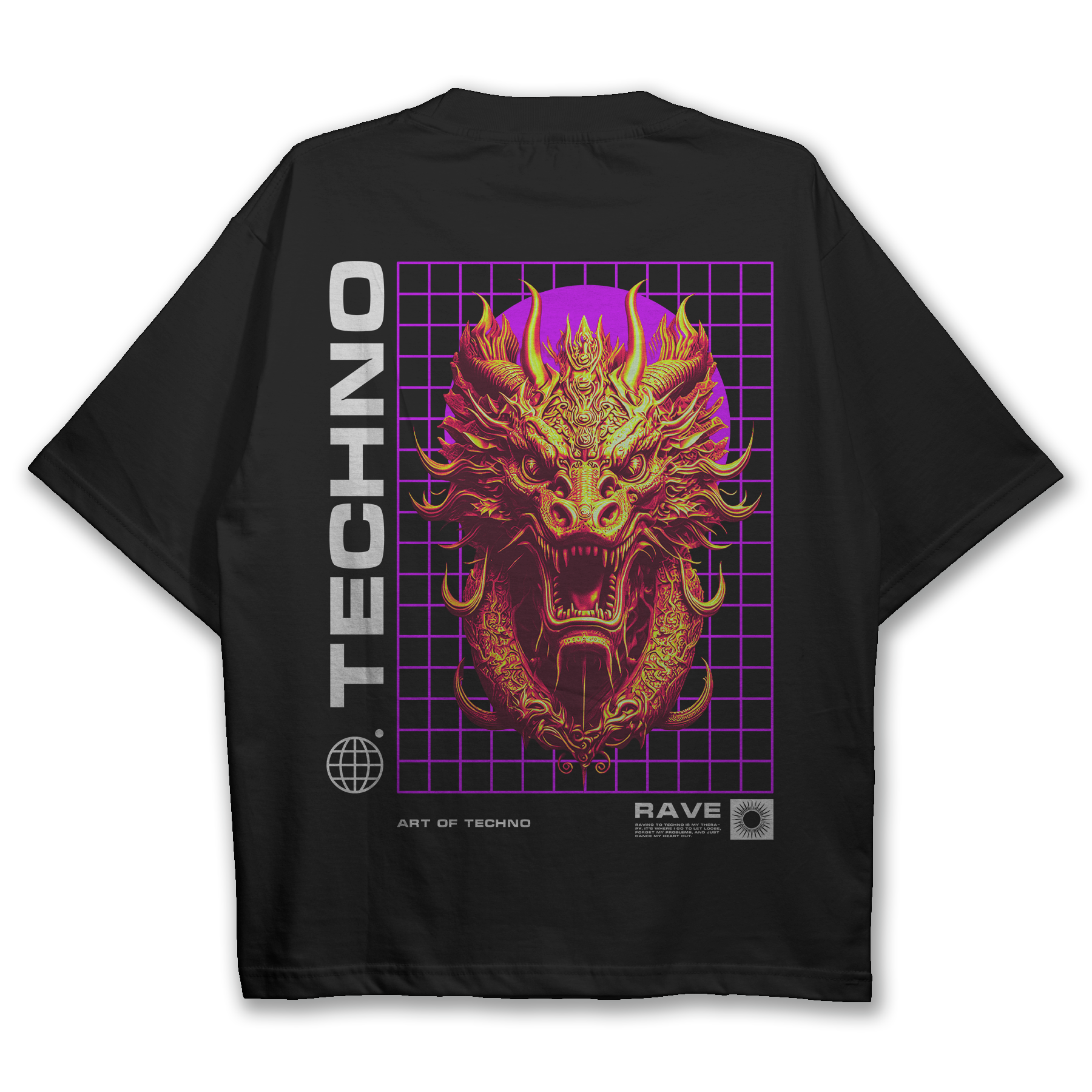 Golden Dragon Oversized T-Shirt Angebot