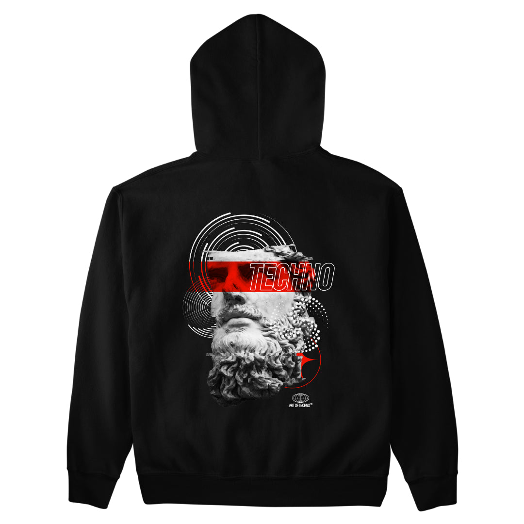 Techno Is Back Backpatch Unisex Hoodie Angebot