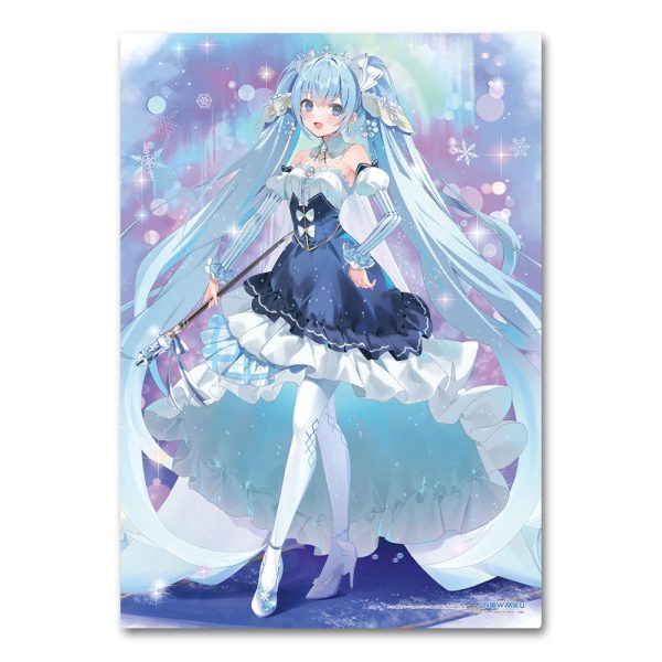 Vocaloid Snow Miku 2019 Illustration Board - Snow Miku Third Season Kuji Verkauf