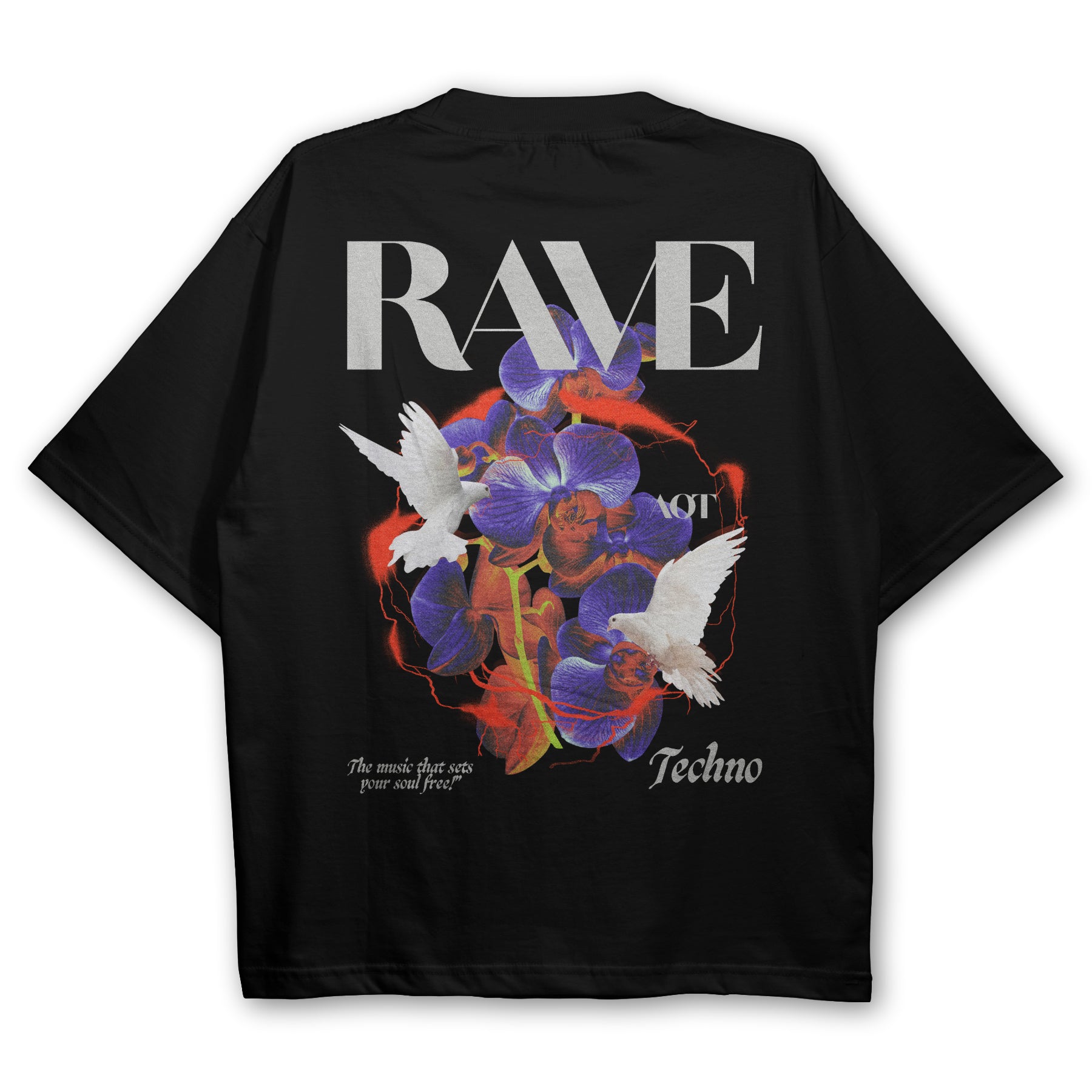 Rave Soul Oversized T-Shirt Schn?ppchen
