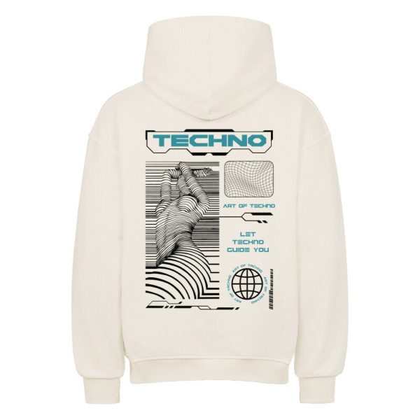Techno Feels - Oversized Hoodie Mode – Bild 3