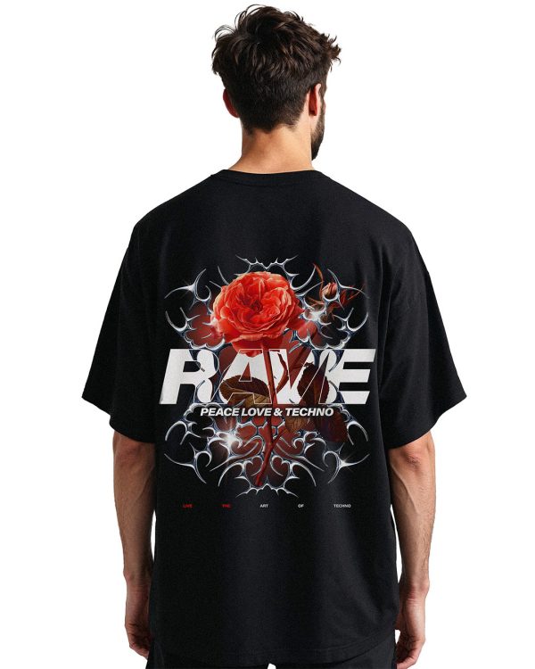 Peace & Love Oversized Shirt - RIP Collection Angebot – Bild 3