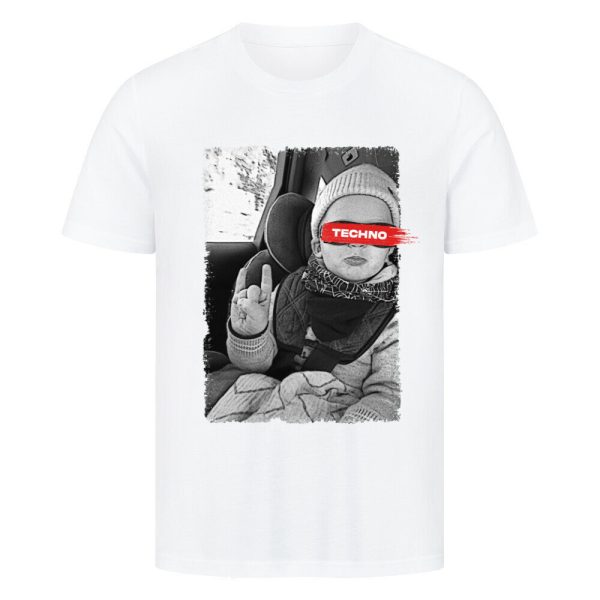 techno kid - Premium T-Shirt frontprint Mode – Bild 2