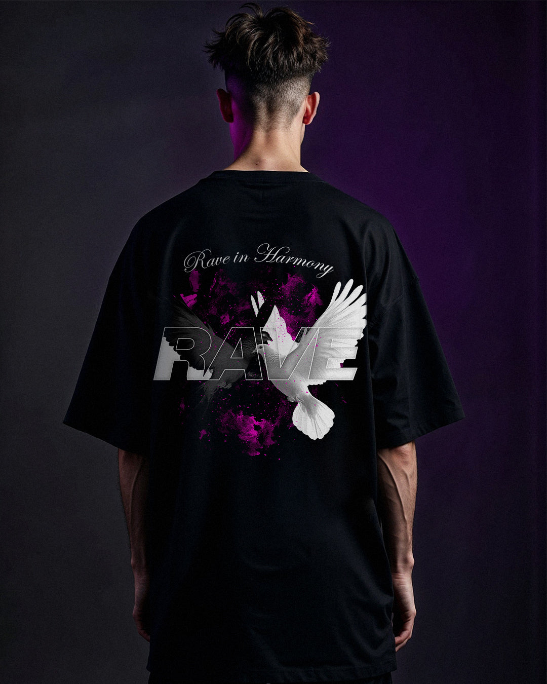 rave in harmony Oversized Shirt – RIP COLLECTION Angebot