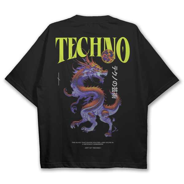 Lets Rave Oversized T-Shirt Im Angebot