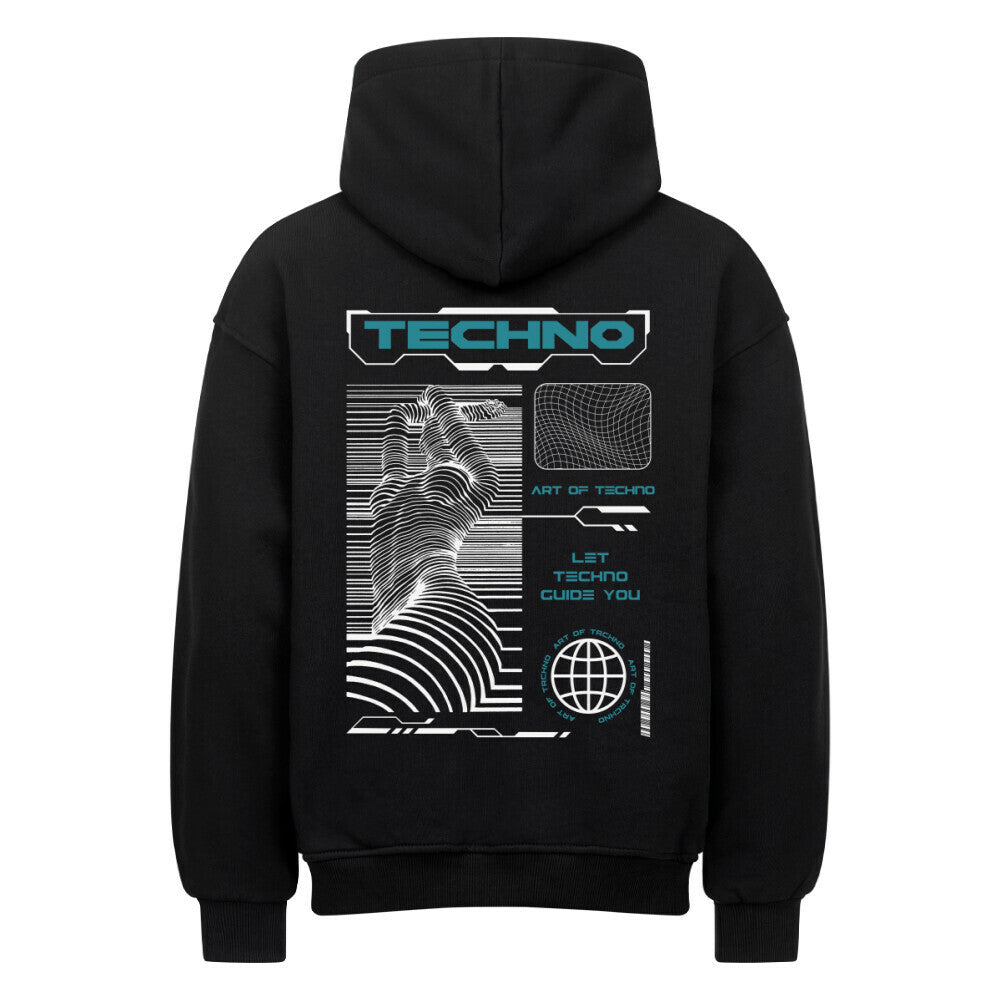 Techno Feels – Oversized Hoodie Mode