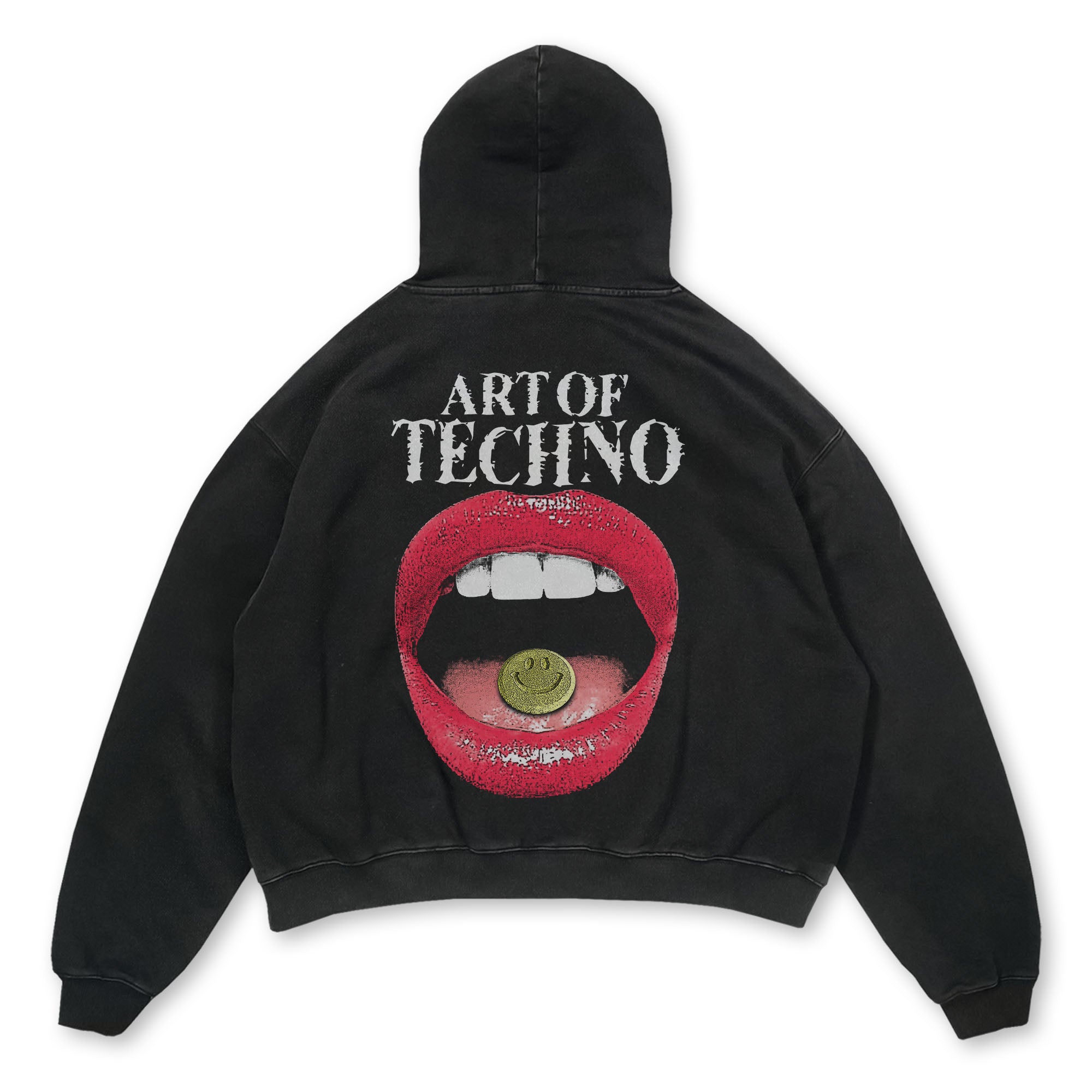 Art Of Techno Oversized Hoodie Mode