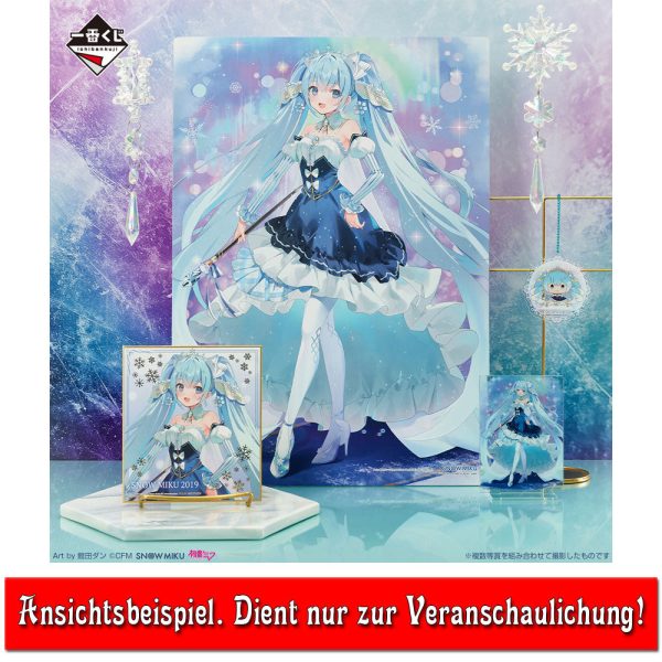 Vocaloid Snow Miku 2019 Illustration Board - Snow Miku Third Season Kuji Verkauf – Bild 2