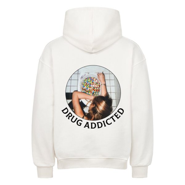 DRUG ADDICTED - Oversized Hoodie Jetzt online – Bild 2