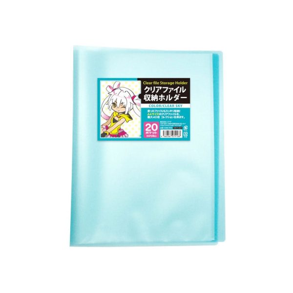 Sammelordner für DIN-A4 Clearfiles (20 Seiten 40 Slots Blau) Online-Verkauf