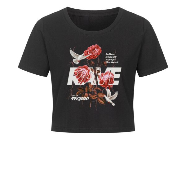 RAVE IN PEACE - Crop Top Schn?ppchen