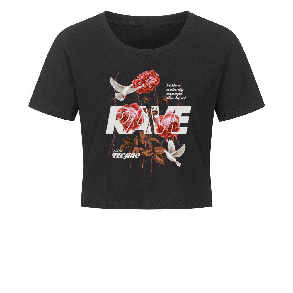RAVE IN PEACE – Crop Top Schn?ppchen