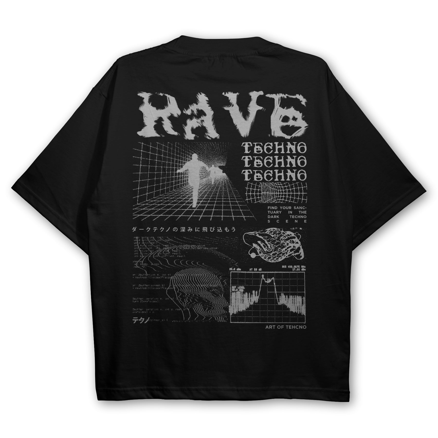 Take Me to The Rave Oversized T-Shirt Verkauf