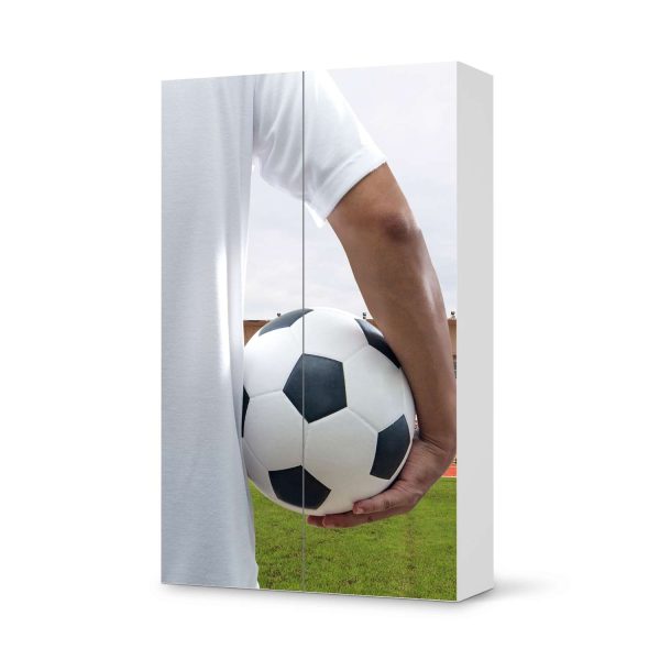 Klebefolie für Möbel IKEA Besta Schrank 2 Türen (hoch) - Design: Footballmania Rabatt