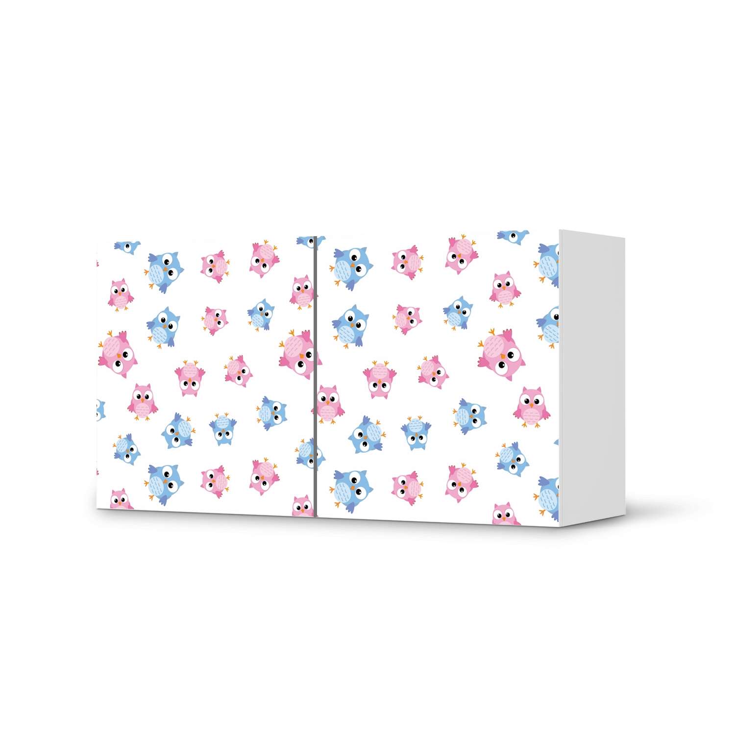 Folie für Möbel IKEA Besta Regal 2 Türen (quer) – Design: Eulenparty Im Angebot