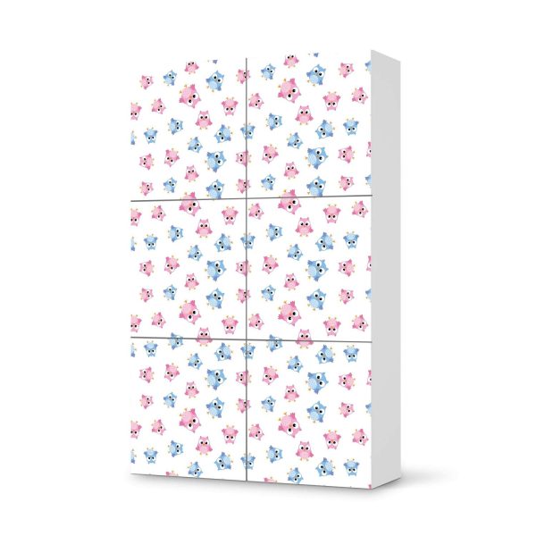 Möbel Klebefolie IKEA Besta Schrank 6 Türen (hoch) - Design: Eulenparty Im Angebot