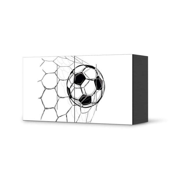 Folie für Möbel IKEA Besta Regal 2 Türen (quer) - Design: Eingenetzt Online – Bild 2