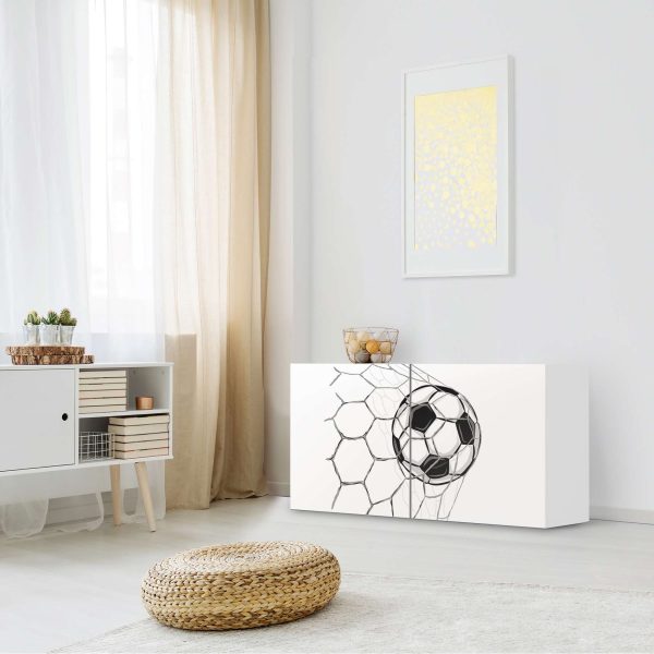 Folie für Möbel IKEA Besta Regal 2 Türen (quer) - Design: Eingenetzt Online – Bild 3