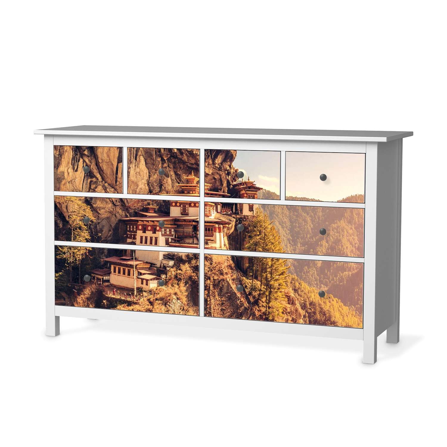 Möbelfolie IKEA Hemnes Kommode 8 Schubladen – Design: Bhutans Paradise Jetzt online